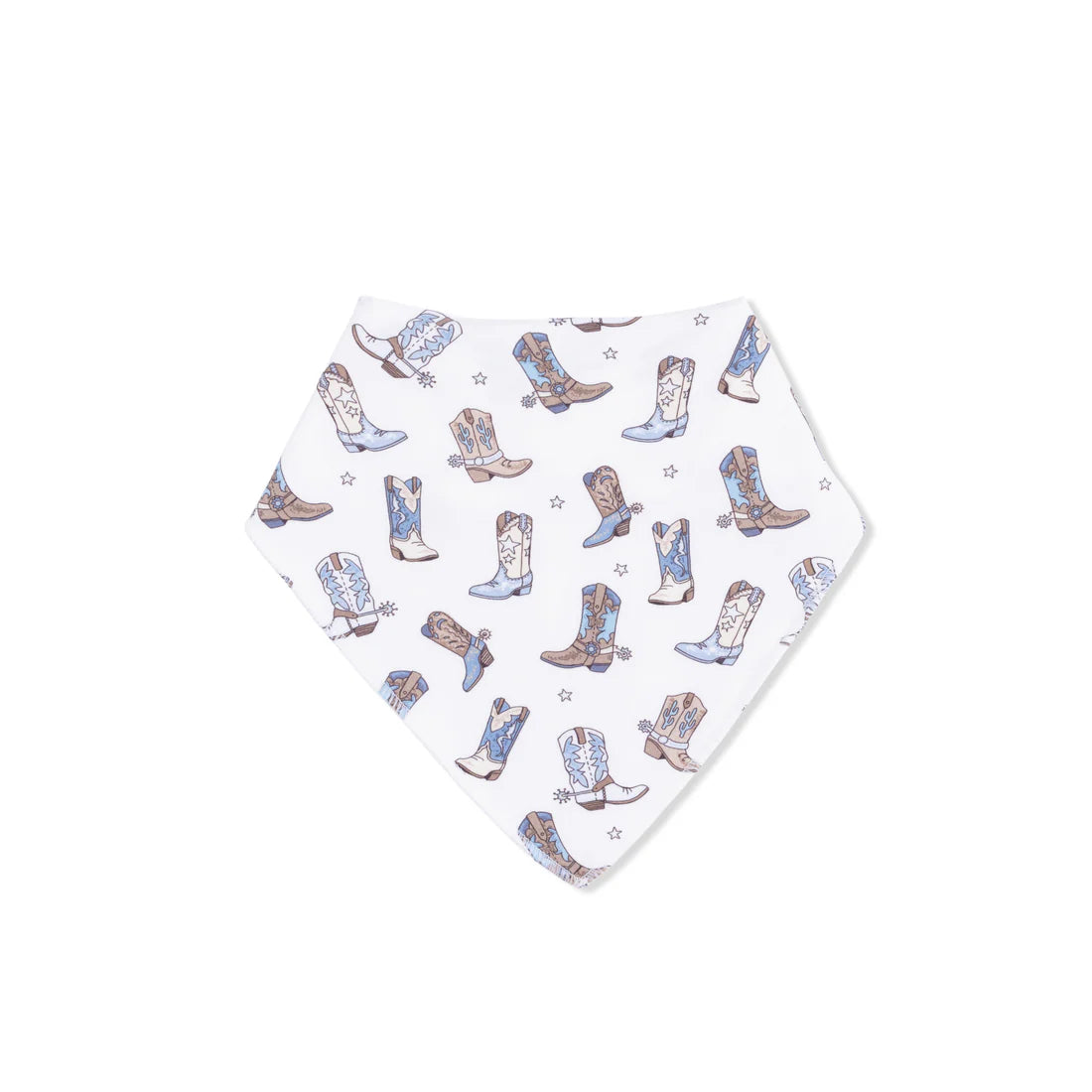 Bandana Bib- Cowboy Boots