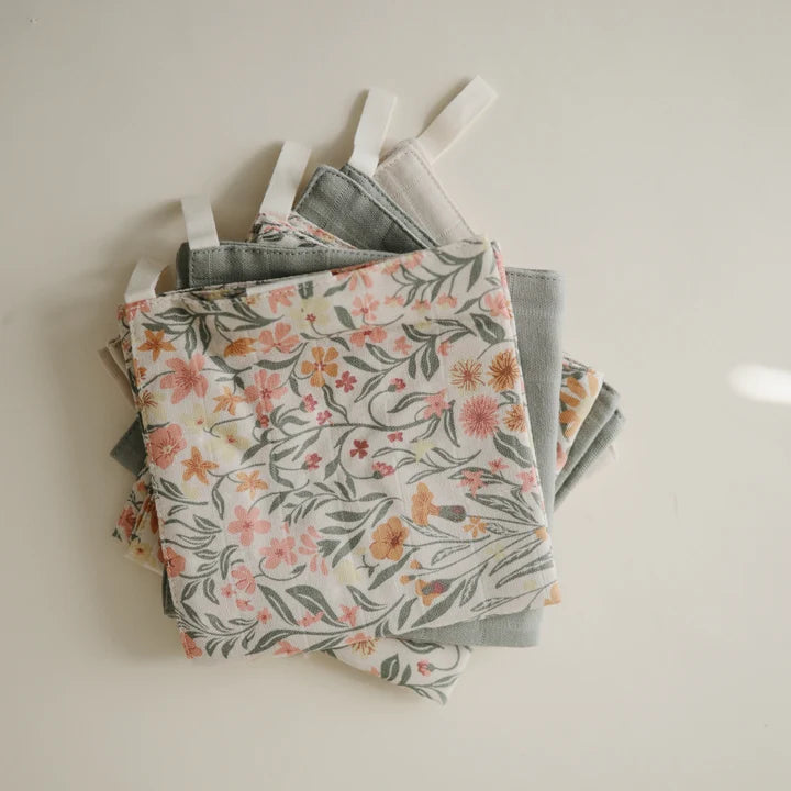 Muslin Cotton Washcloth 5-Pack