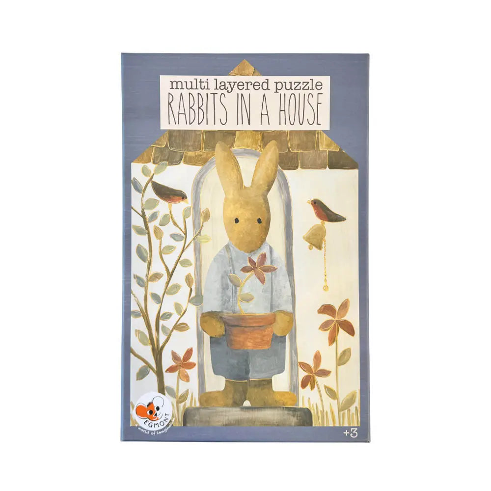 Rabbit Family Multi-Layered Puzzle