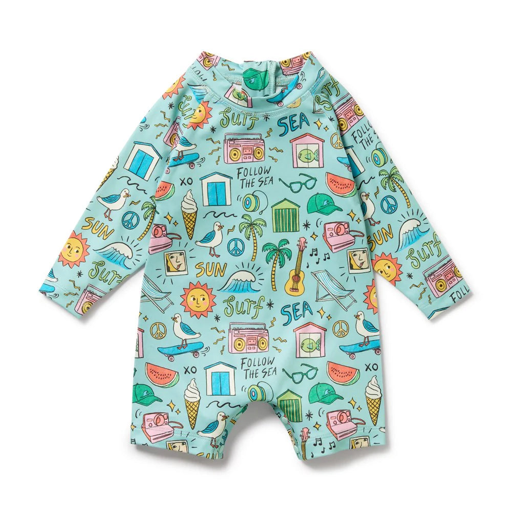 Sun Surf & Sea One Piece -Boyleg Swimsuit