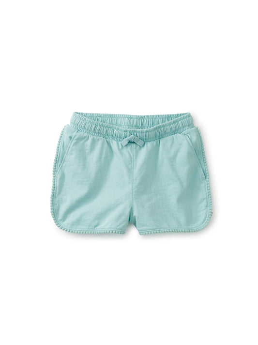 Pom-Pom Gym Shorts - Canal Blue