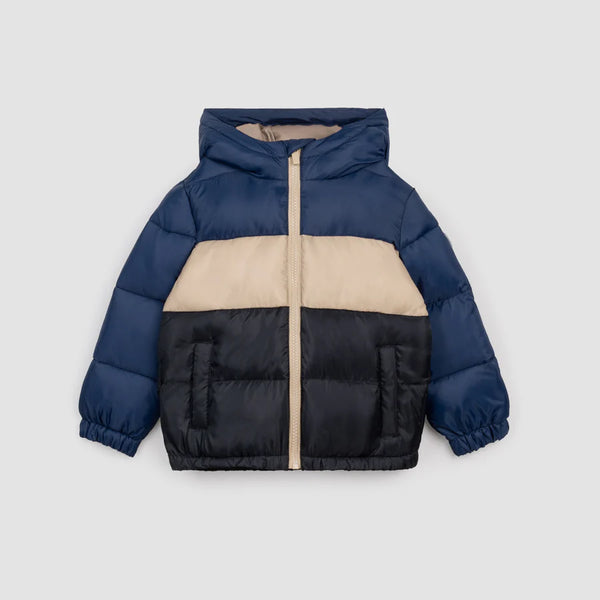 Zara block clearance color puffer jacket