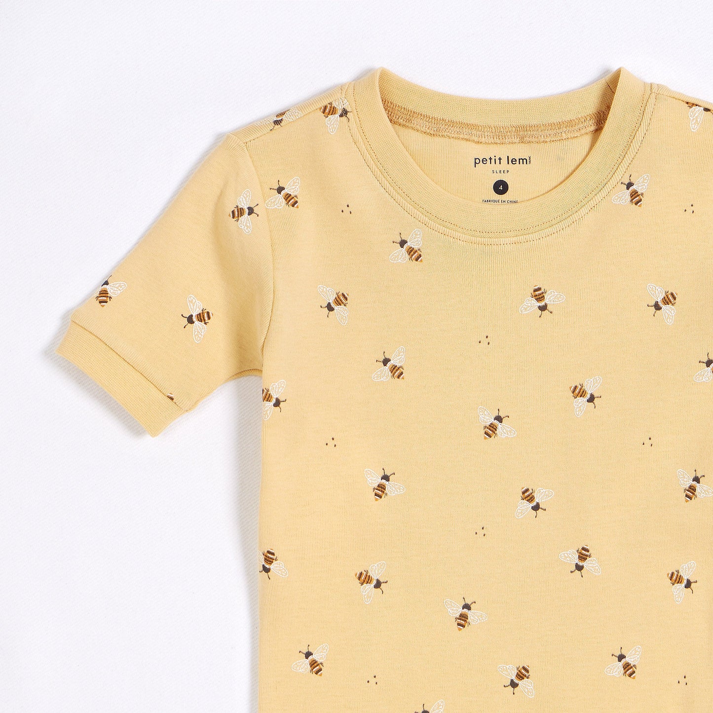 Honey Bees Short-Sleeve Two Piece Pajamas