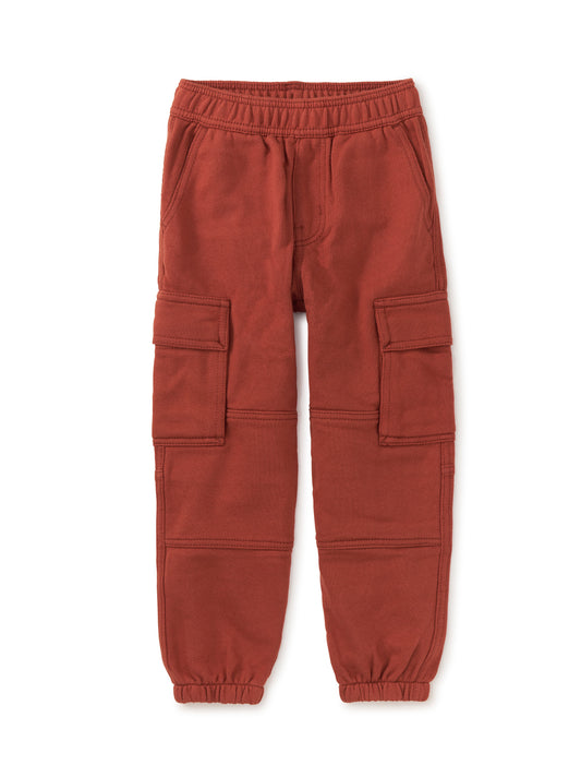 Cargo Pocket Joggers - Dark Maple