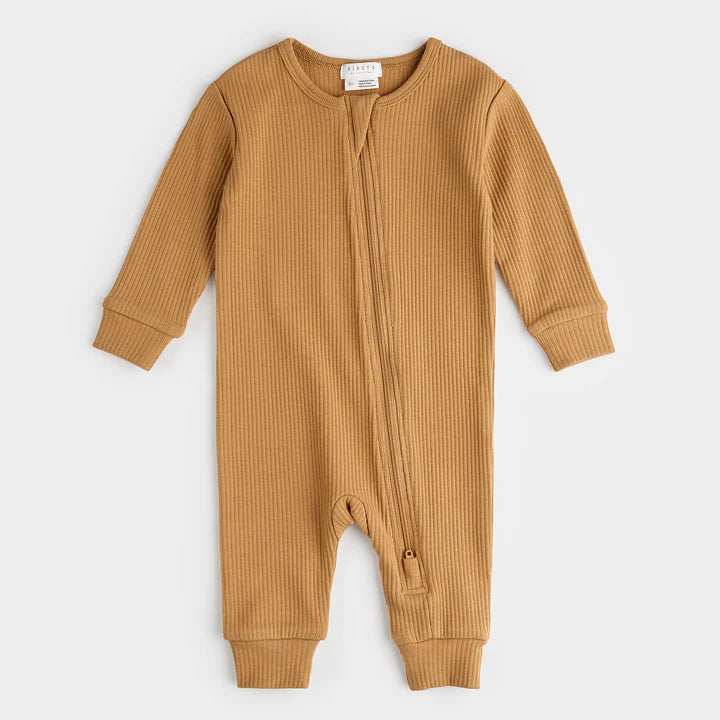 Ribbed Modal Sleeper - Tan