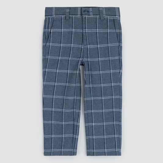 Plaid Toddler Pants - Navy