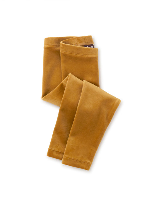 Baby Velour Leggings - Chestnut