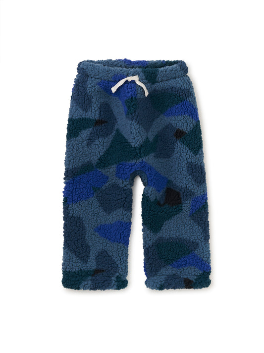 Teddy Fleece Baby Pants - El Calafate Glaciar Camo