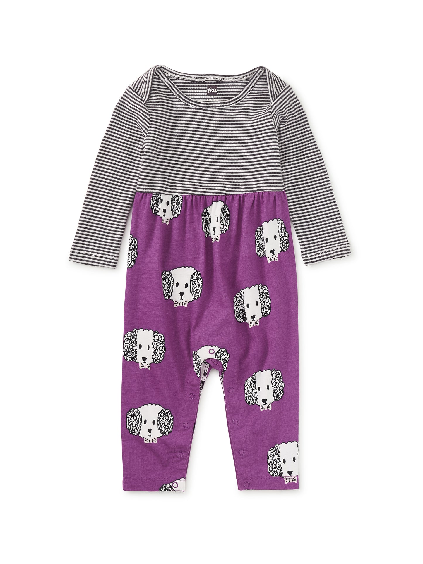 Print Mix Baby Romper - Maltipoo