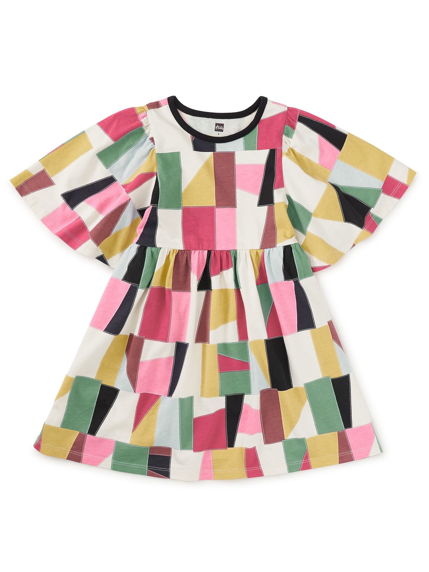 Butterfly Sleeve Dress - Pojagi Patchwork