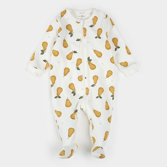 Pear Print Sleeper - Off White