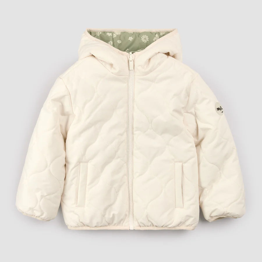 Floral Print Reversible Jacket - Sage + Birch