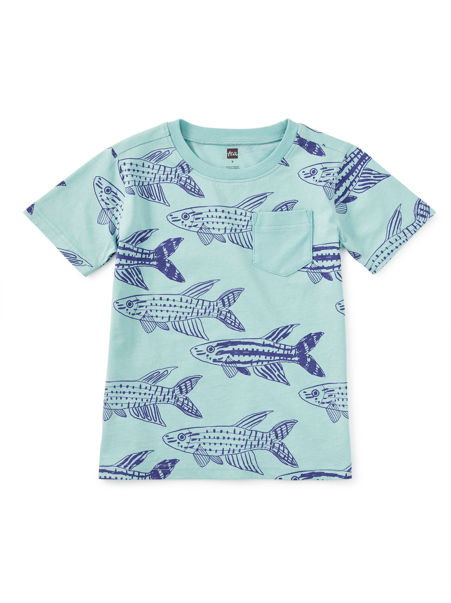 Printed Pocket Tee - Brazilian Killifish