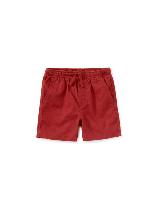 Twill Sport Shorts - Pomegranate