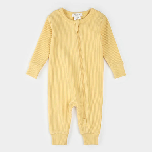 Ribbed Modal Sleeper - Sahara Sun