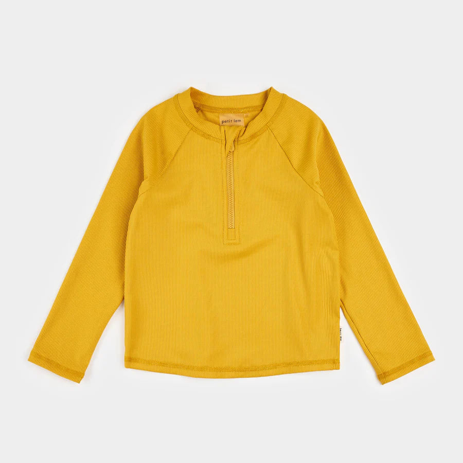 Long-Sleeve Toddler Rashguard - Bright Gold
