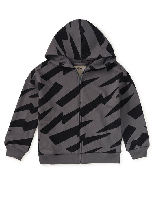 Lightning Stripes Easy Fit Hoodie