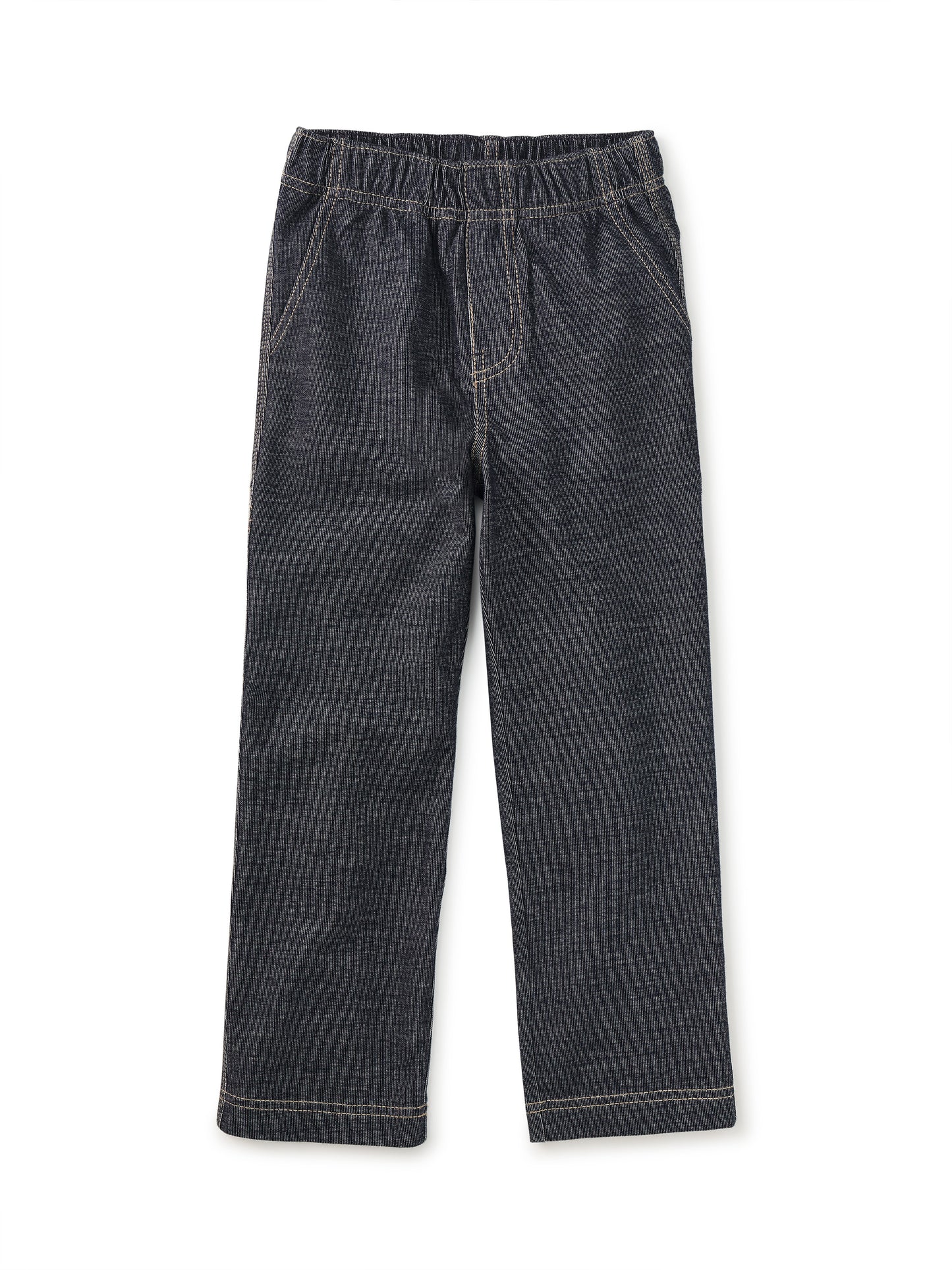 Denim-Like Carpenter Pants - Indigo