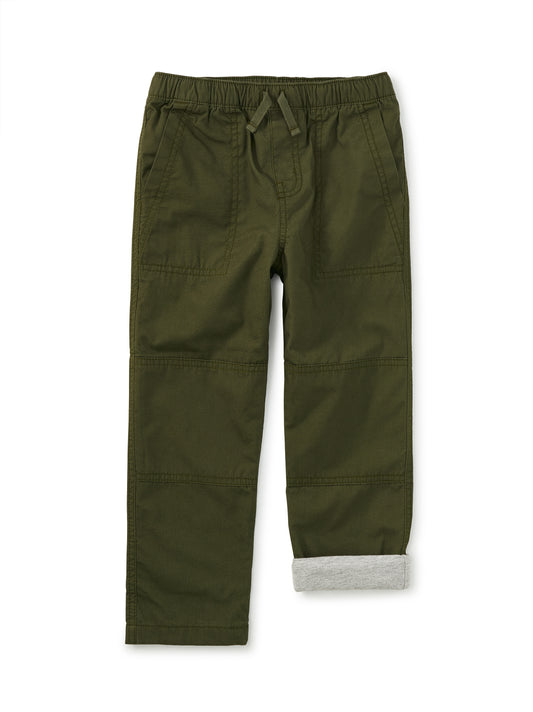 Cozy Does It Lined Pants - Grape Leaf