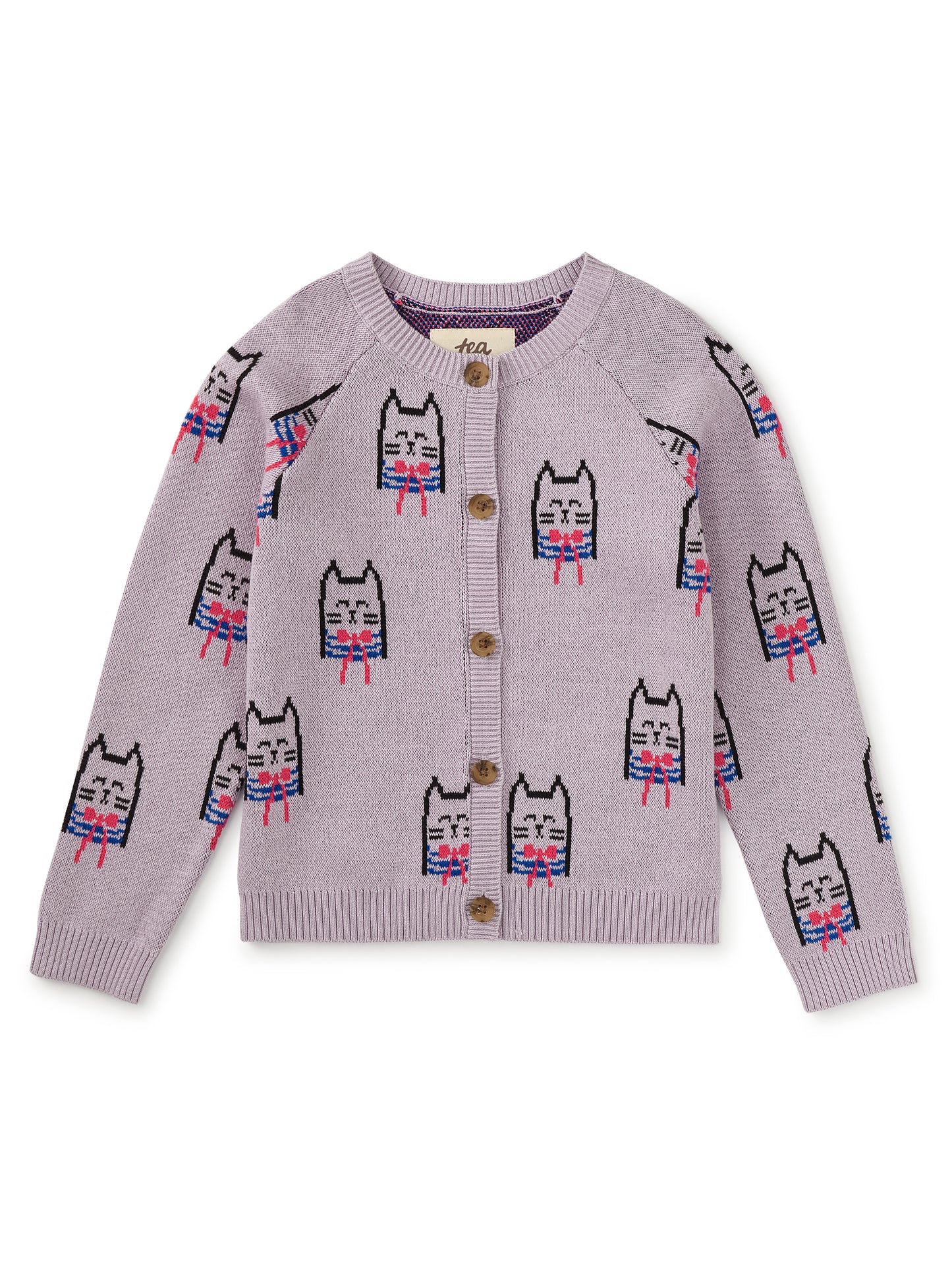 Iconic Baby Cardigan - Bowtie Cats