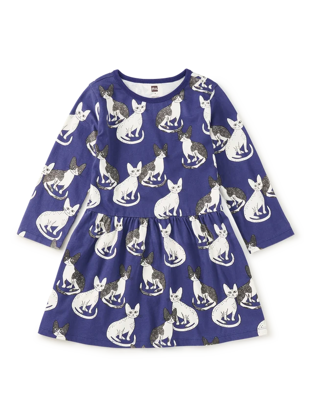 Long Sleeve Skirted Dress