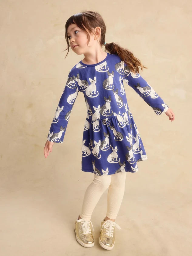 Long Sleeve Skirted Dress