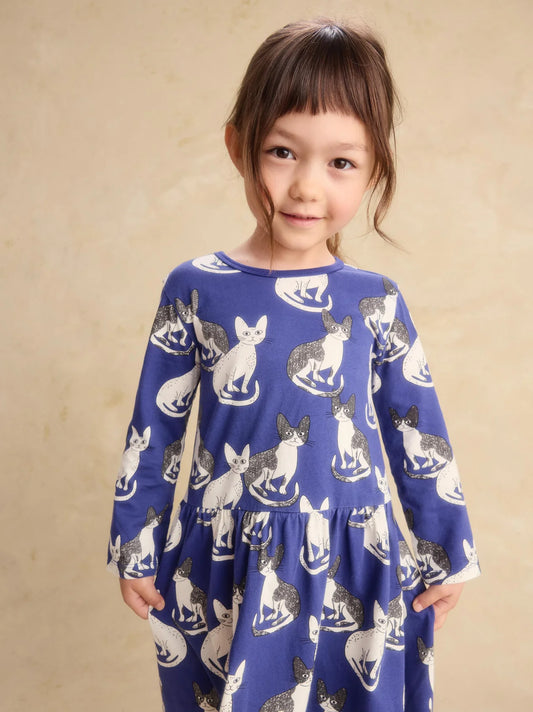 Long Sleeve Skirted Dress