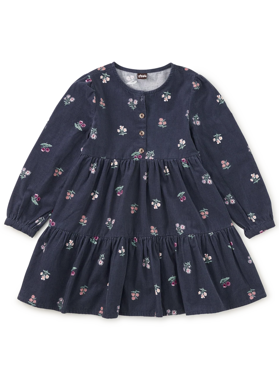 TODDLER CORDUROY HENLEY SHIRTDRESS