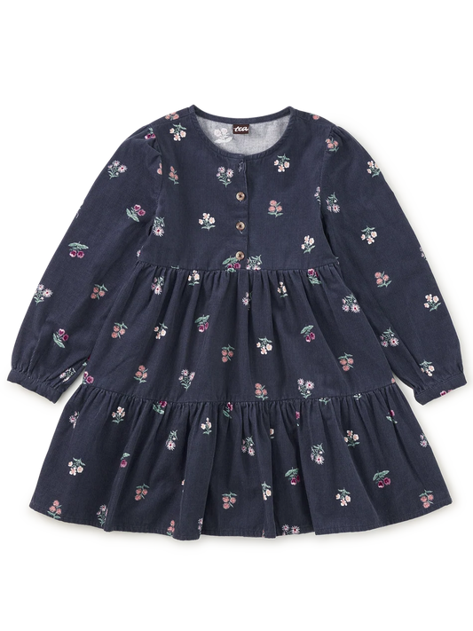BABBY CORDUROY HENLEY SHIRTDRESS