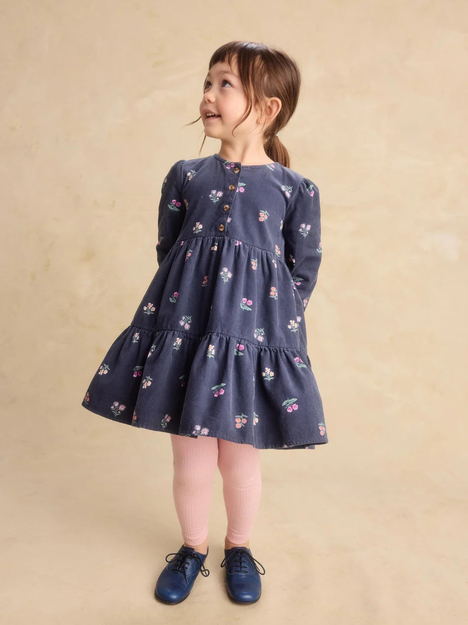 TODDLER CORDUROY HENLEY SHIRTDRESS