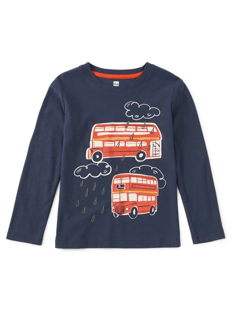 Double Decker Bus Graphic Tee