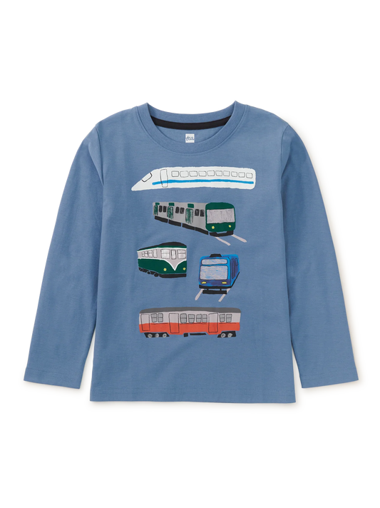 Trains Trains Trains Graphic Tee