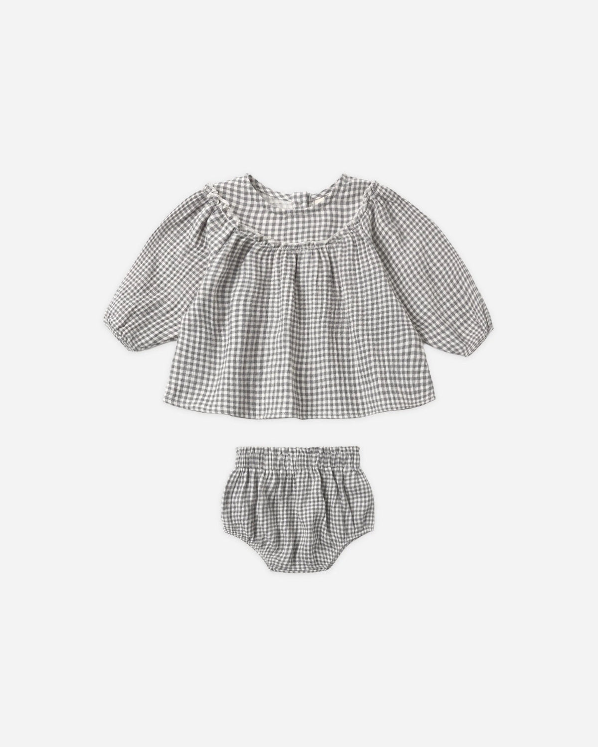 Mia Top + Bloomer Set Midnight Gingham