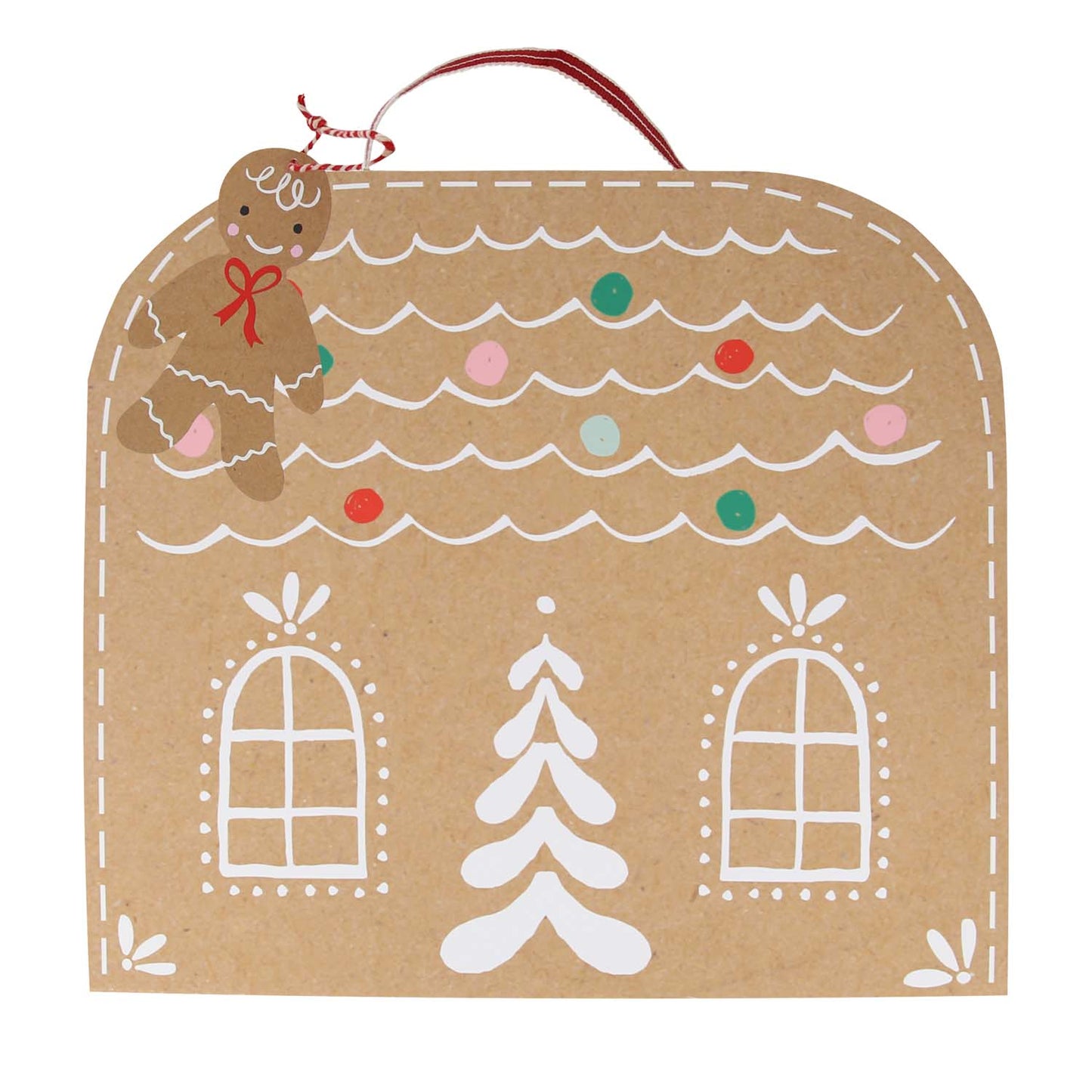 Gingerbread Christmas Eve Suitcase