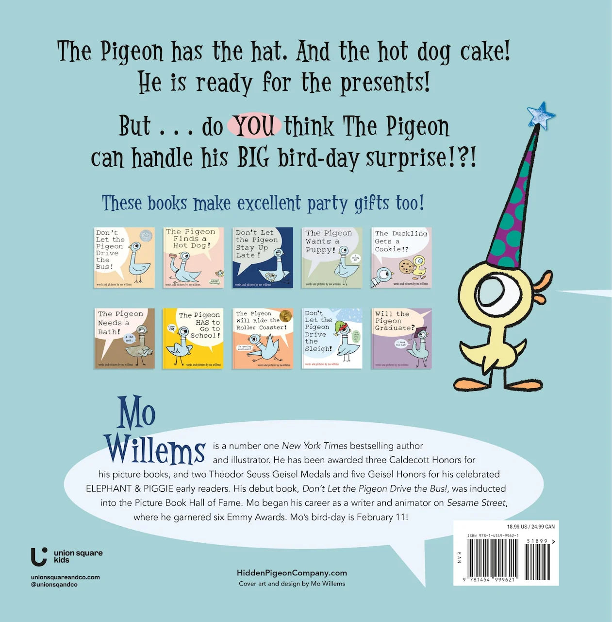 It’s My Bird-Day! - The Pigeon Series