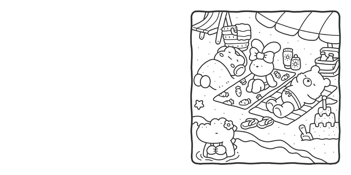 Cozy Friends: Coloring Book
