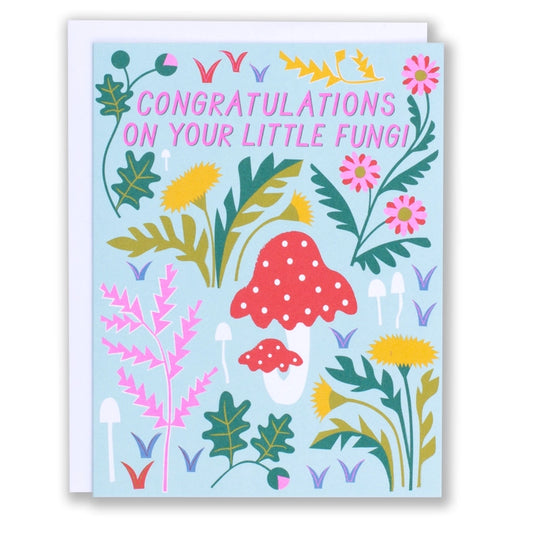 Congratulations Little Baby Fungi Card