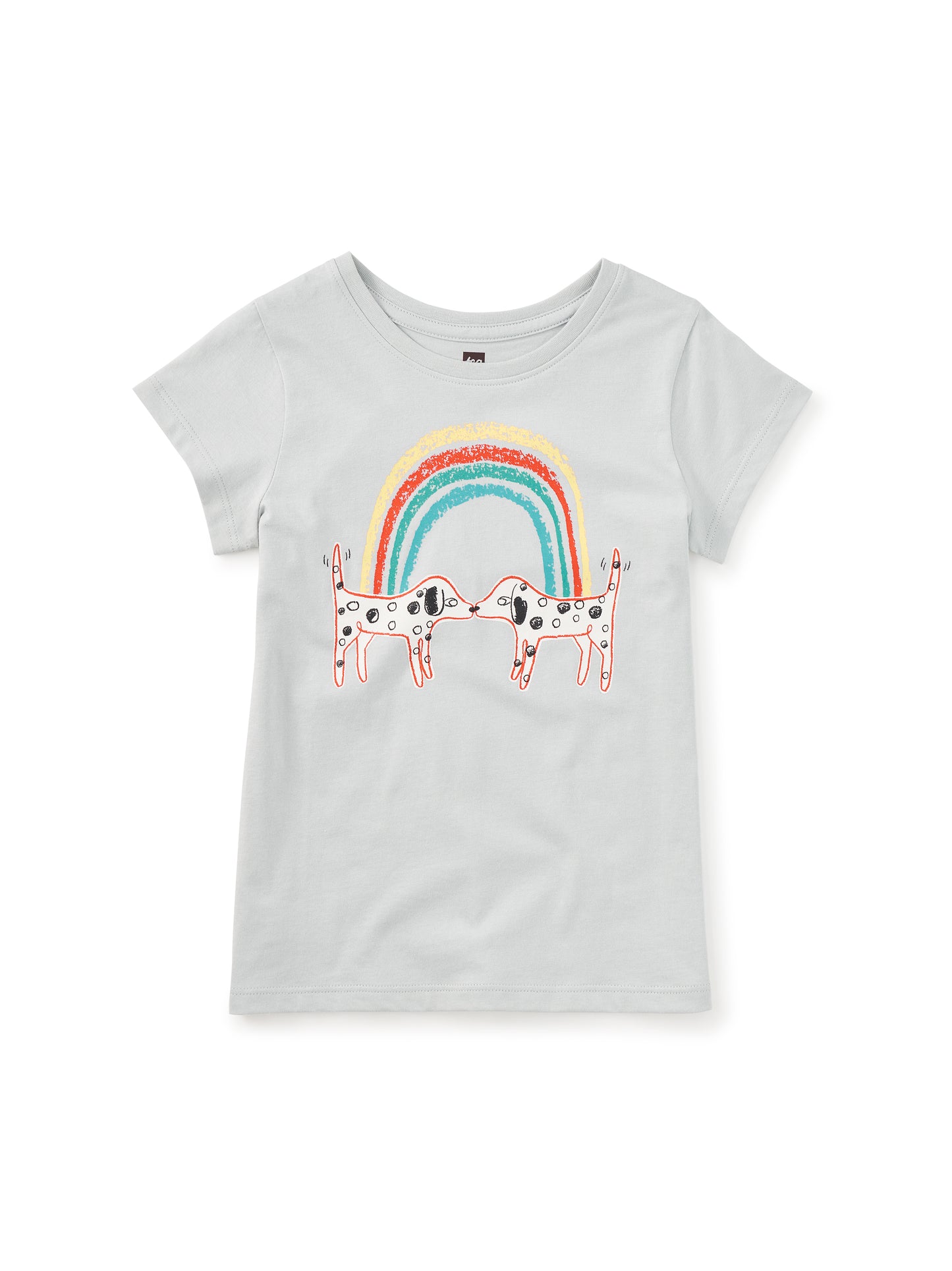 Puppy Love Graphic Tee - Pearl Blue