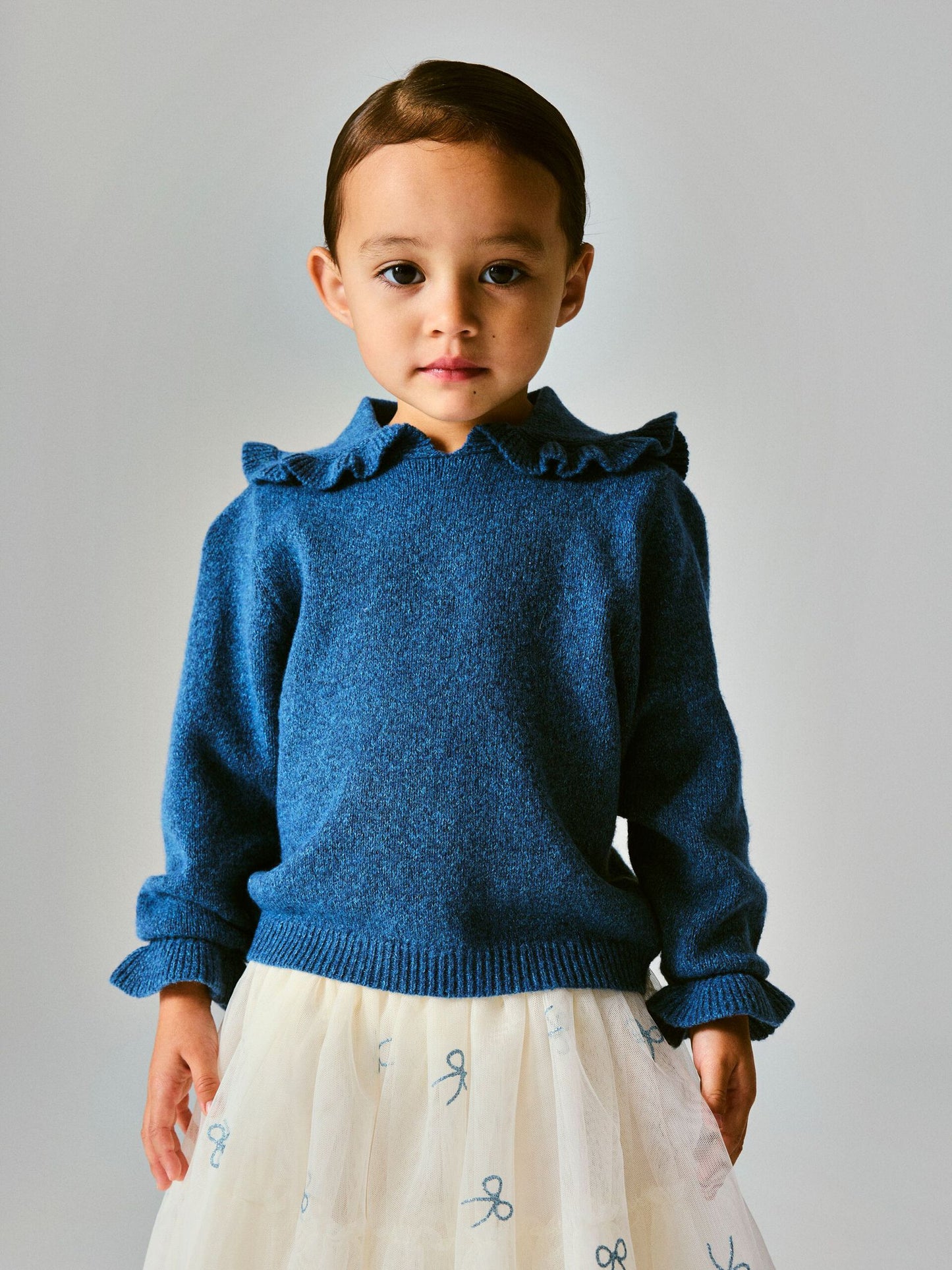 Knitted  pullover - Vintage indigo