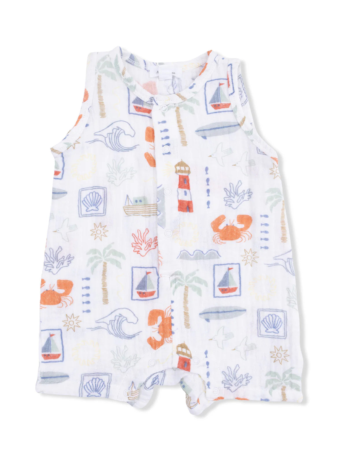 Sleeveless Shortie Romper - Club Mediterranean