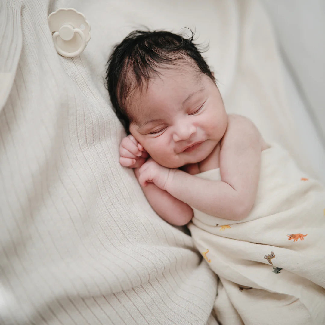 Extra Soft Muslin Swaddle- Dinosaurs