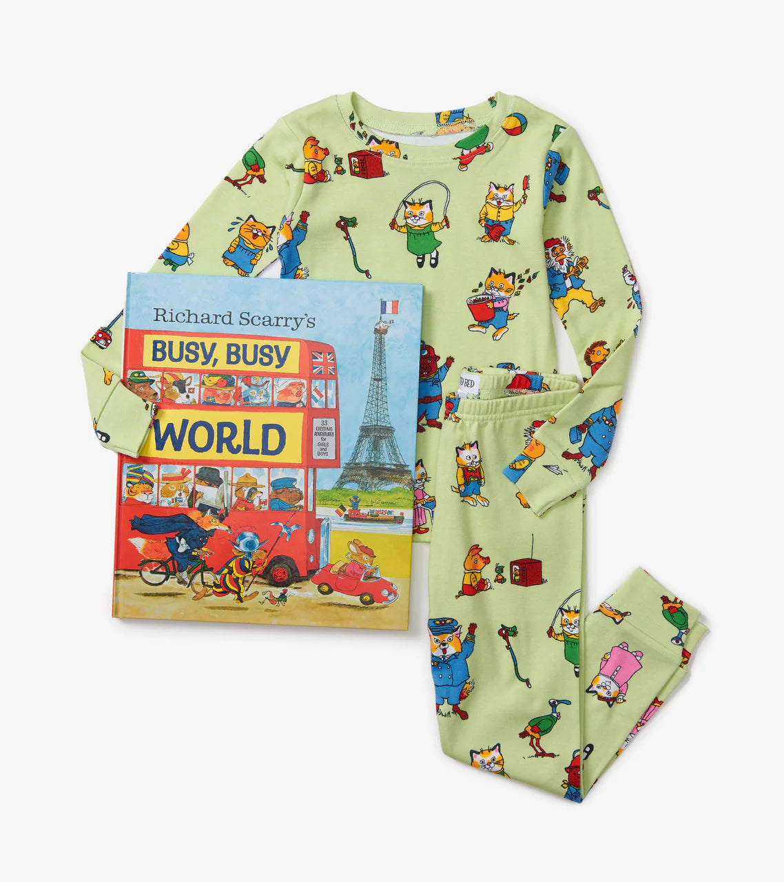 Books To Bed - Busy Busy World Book and Pajama Set