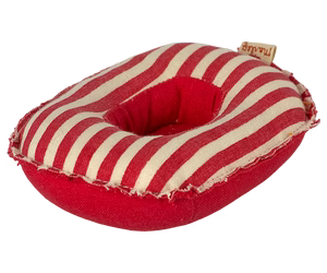 Rubber Vacation Boat-Red Stripe -small mouse