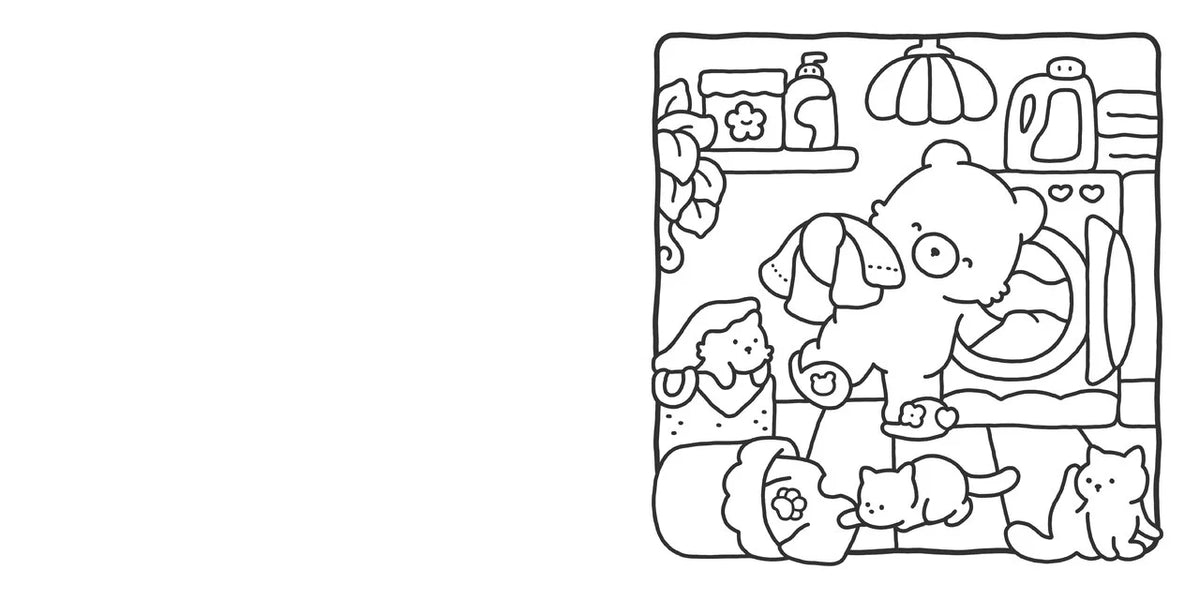 Cozy Friends: Coloring Book