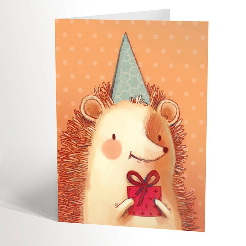 HEDGEHOG WITH LITTLE HAT Card