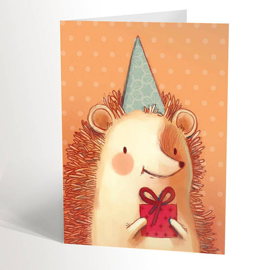 HEDGEHOG WITH LITTLE HAT Card