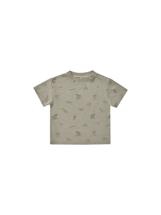 Toddler Relaxed Tee - Sage Hawaii
