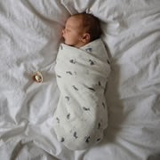 Extra Soft Muslin Swaddle- Whales