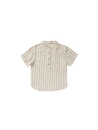 Toddler Short Sleeve Mason Shirt - Nautical Stripe