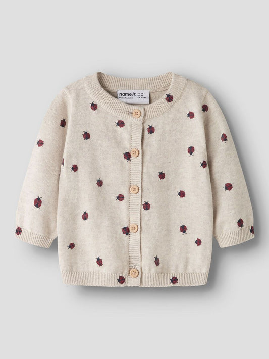 Organic Cotton Cardigan - Peyote Melange